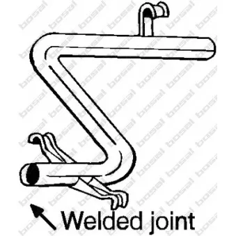 Tube de réparation, catalyseur BOSAL