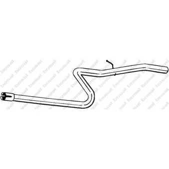 Tube de réparation, catalyseur BOSAL 889-005