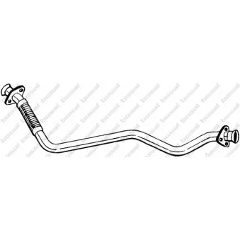 Tuyau d'échappement BOSAL 889-227