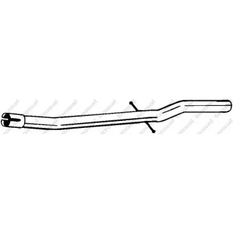 Tube de réparation, catalyseur BOSAL 889-539