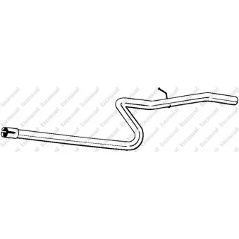 Tube de réparation, catalyseur BOSAL 889-713