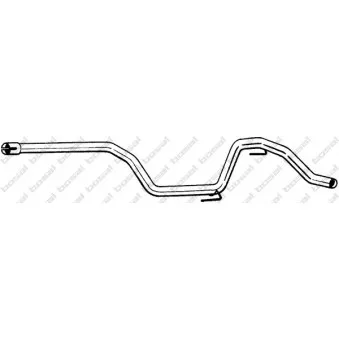 Tuyau d'échappement BOSAL 900-015