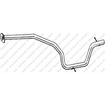 Tuyau d'échappement BOSAL 900-033