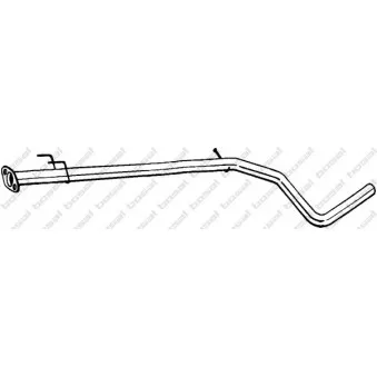 Tuyau d'échappement BOSAL 900-051