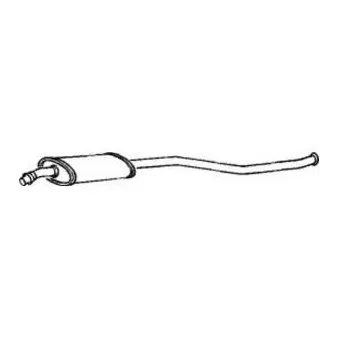 Silencieux central ROMAX 08 2 067