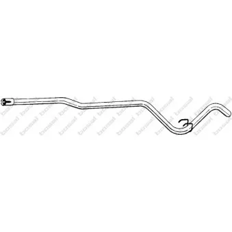 Tuyau d'échappement BOSAL 932-017