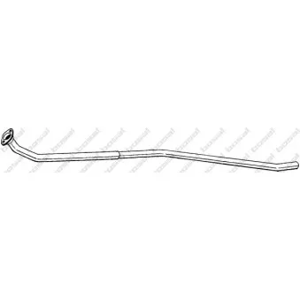 Tuyau d'échappement BOSAL 932-715