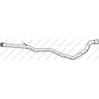 Tuyau d'échappement BOSAL 937-837
