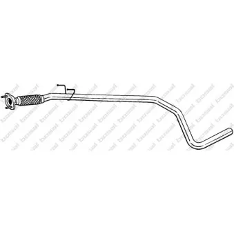 Tuyau d'échappement BOSAL 945-379