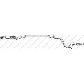 Tuyau d'échappement BOSAL 945-381