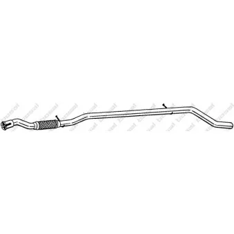 Tuyau d'échappement BOSAL 950-037