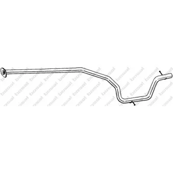 Tuyau d'échappement BOSAL 950-055