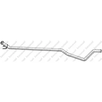 Tuyau d'échappement BOSAL 952-155