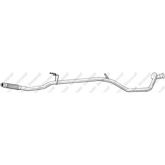 Tuyau d'échappement BOSAL 952-163