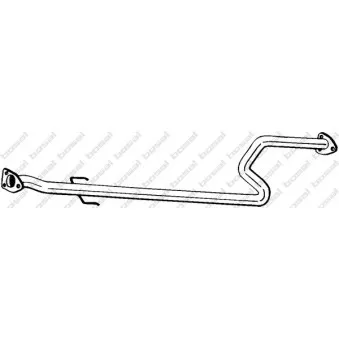 Tuyau d'échappement BOSAL 953-145