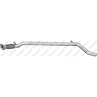 Tuyau d'échappement BOSAL 956-101