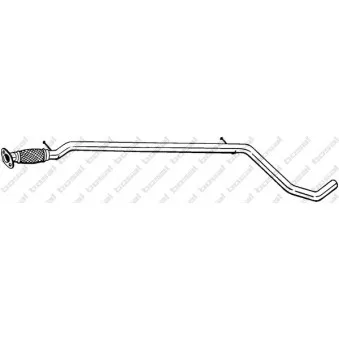Tuyau d'échappement BOSAL 956-107