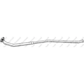 Tuyau d'échappement BOSAL 957-801