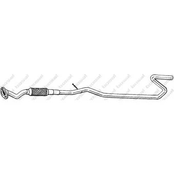 Tuyau d'échappement BOSAL 965-127