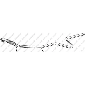 Tuyau d'échappement BOSAL 965-129