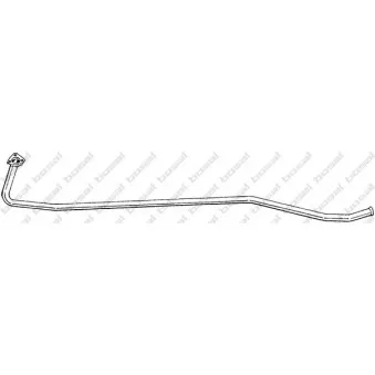 Tuyau d'échappement BOSAL 987-527