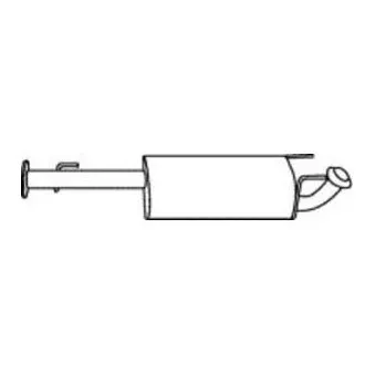 Silencieux central ROMAX 55 2 130