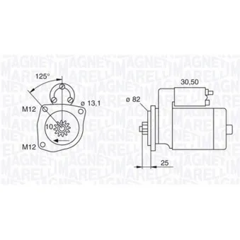 Démarreur MAGNETI MARELLI 063522609010