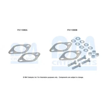 Kit d'assemblage, filtre à particules/ à suie BM CATALYSTS FK11080