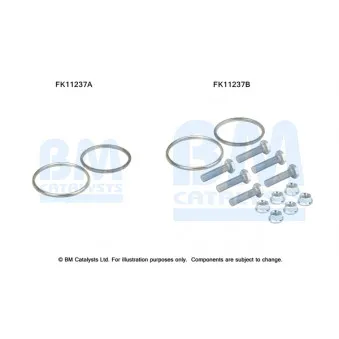Kit d'assemblage, filtre à particules/ à suie BM CATALYSTS FK11237