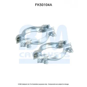 Kit d'assemblage, tuyau d'échappement BM CATALYSTS FK50104