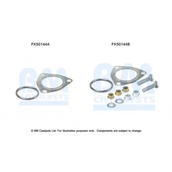 Kit d'assemblage, tuyau d'échappement BM CATALYSTS FK50144