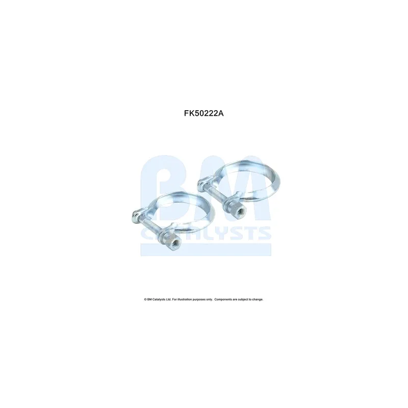 Kit d'assemblage, tuyau d'échappement BM CATALYSTS FK50222