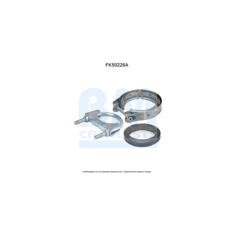 Kit d'assemblage, tuyau d'échappement BM CATALYSTS FK50226