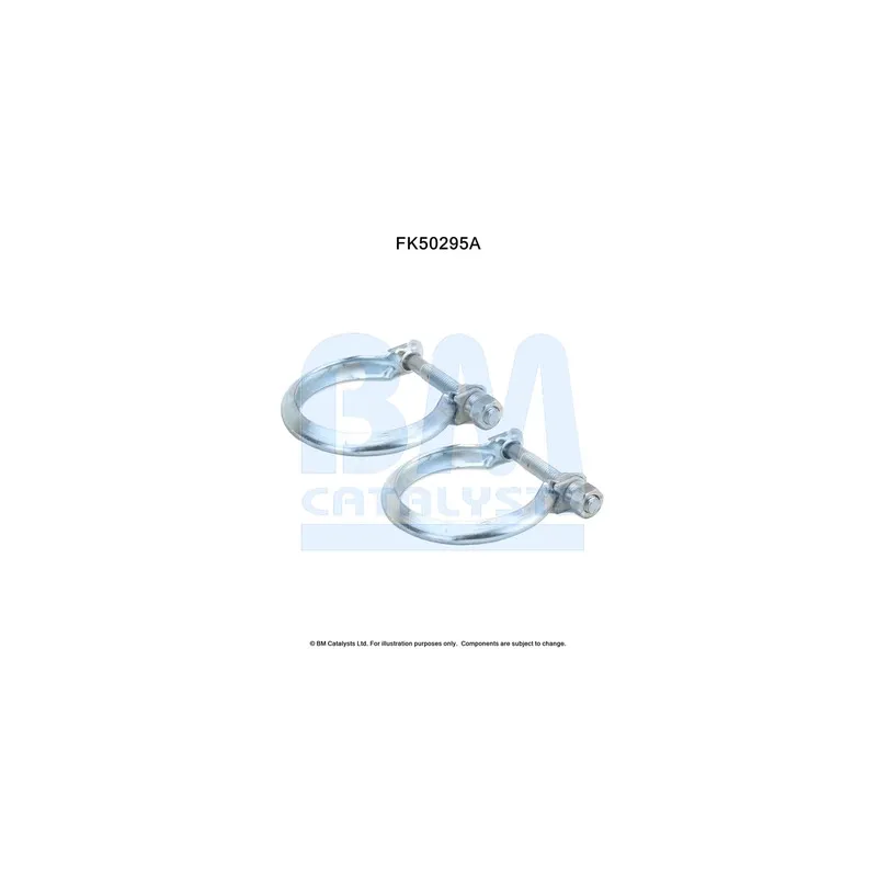 Kit d'assemblage, tuyau d'échappement BM CATALYSTS FK50295