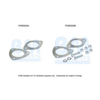 Kit d'assemblage, tuyau d'échappement BM CATALYSTS FK50324
