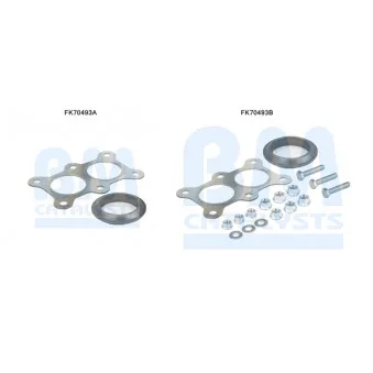 Kit d'assemblage, tuyau d'échappement BM CATALYSTS FK70493