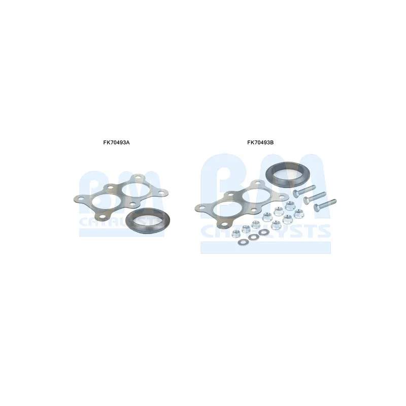 Kit d'assemblage, tuyau d'échappement BM CATALYSTS FK70493