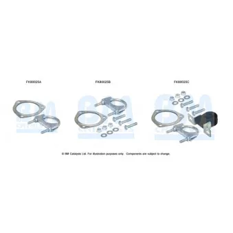 Kit d'assemblage, catalyseur BM CATALYSTS FK80025