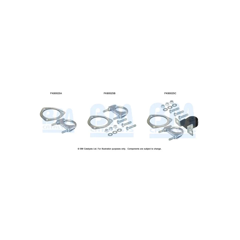 Kit d'assemblage, catalyseur BM CATALYSTS FK80025