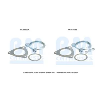 Kit d'assemblage, catalyseur BM CATALYSTS FK80322