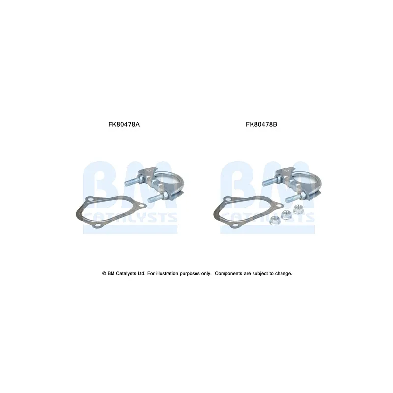 Kit d'assemblage, catalyseur BM CATALYSTS FK80478