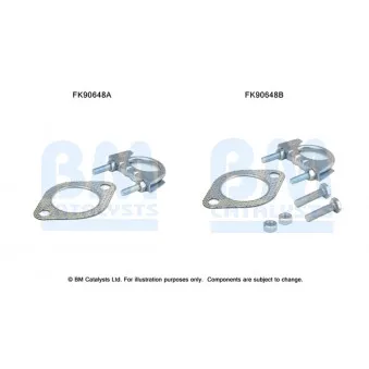 Kit d'assemblage, catalyseur BM CATALYSTS FK90648
