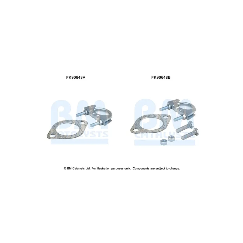 Kit d'assemblage, catalyseur BM CATALYSTS FK90648