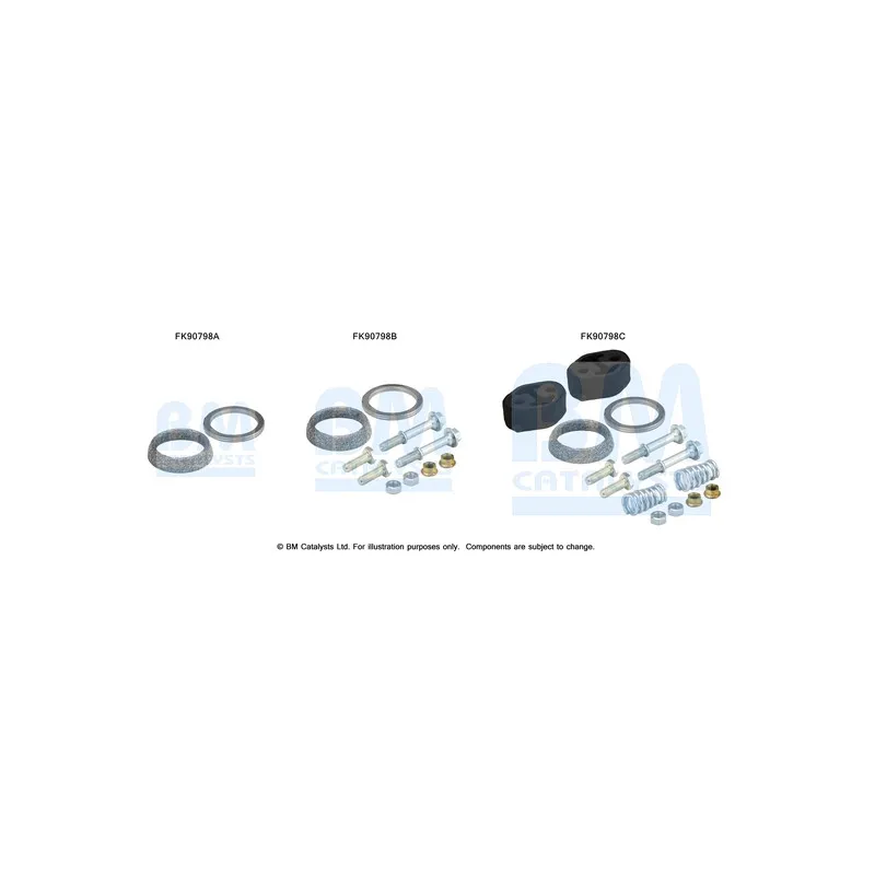 Kit d'assemblage, catalyseur BM CATALYSTS FK90798