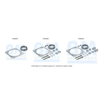 Kit d'assemblage, catalyseur BM CATALYSTS FK90905