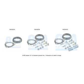 Kit d'assemblage, catalyseur BM CATALYSTS FK91057