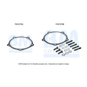 Kit d'assemblage, catalyseur BM CATALYSTS FK91078