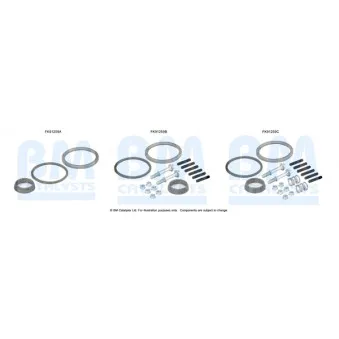 Kit d'assemblage, catalyseur BM CATALYSTS