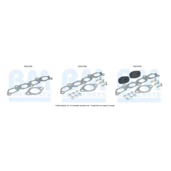 Kit d'assemblage, catalyseur BM CATALYSTS FK91275