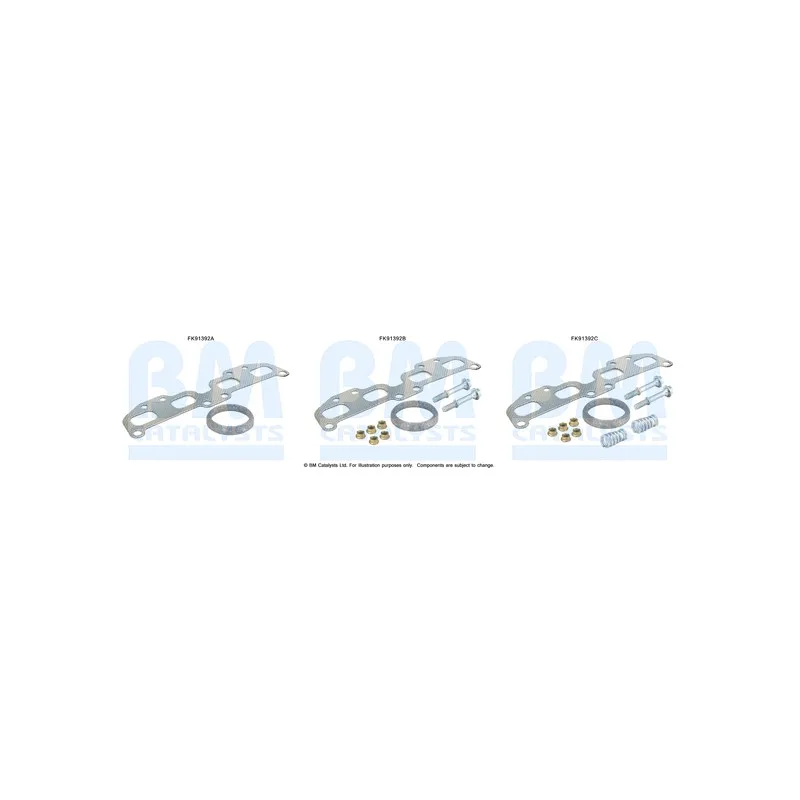 Kit d'assemblage, catalyseur BM CATALYSTS FK91392